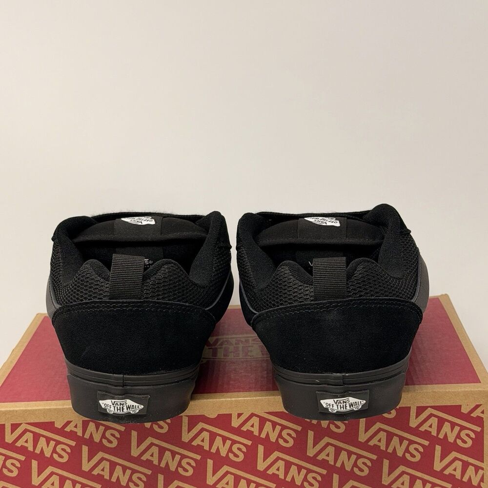 NEW Vans Knu Skool Black/Black Suede Skate Shoes Mens Size 11 VN0009QCBKA - Picture 11 of 16